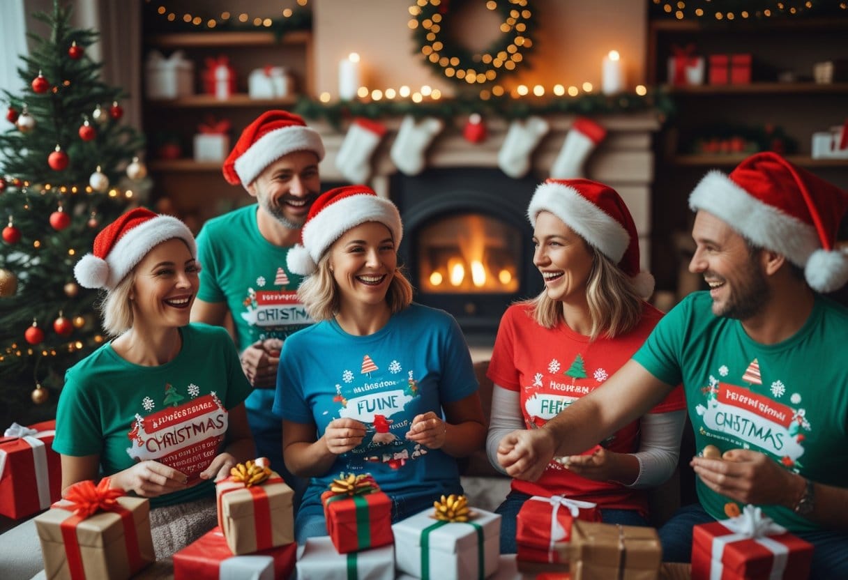 Sjove juletshirts og pakkekalender til voksne ideer